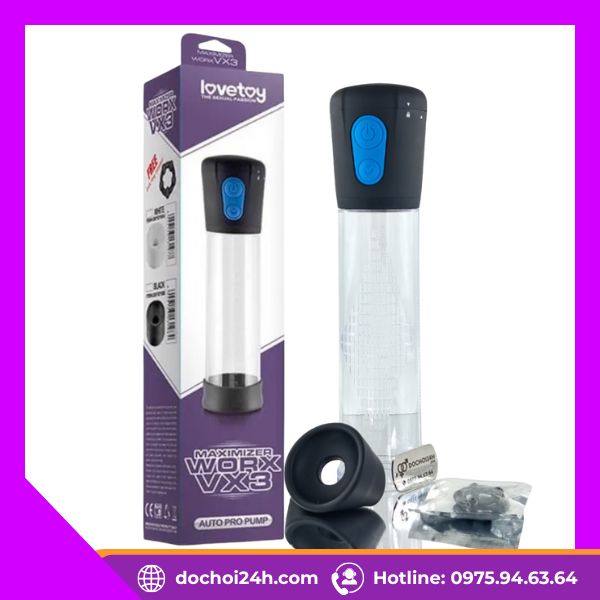 Lovetoy Maximizer Worx VX3 Máy Tập Dương Vật Lovetoy Maximizer Worx VX3