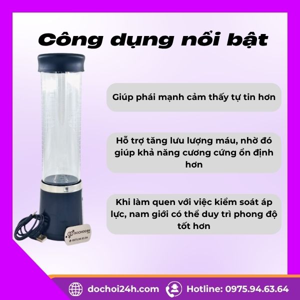 Máy Tập Passion Pump Hỗ Trợ Cải Thiện Kích Thước Nam Giới Máy tập Passion Pump 3