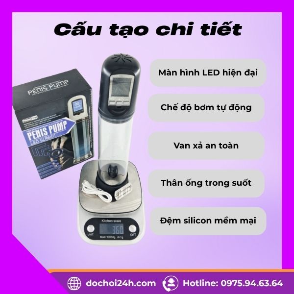 Máy Tập Penis Pump Led Screen 1