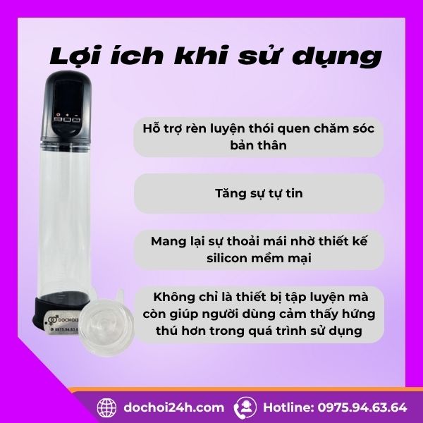 Máy Tập Penis Pump Led Screen 2