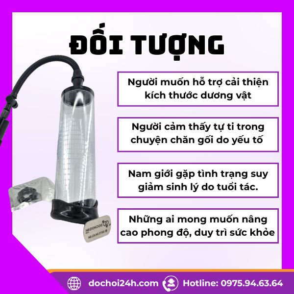 Đối tượng phù hợp sử dụng Lovetoy Maximizer Worx VX1