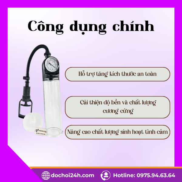 Máy tăng kích thước dương vật Penis Pump Men Powerup Penis Pump Men Powerup 8