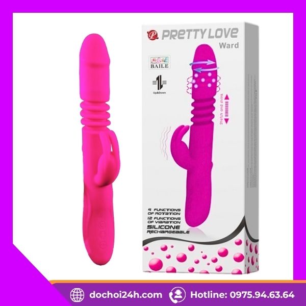 Pretty Love Ward Dương Vật Giả Đa Chức Năng Pin Sạc Tiện lợi Pretty Love Ward