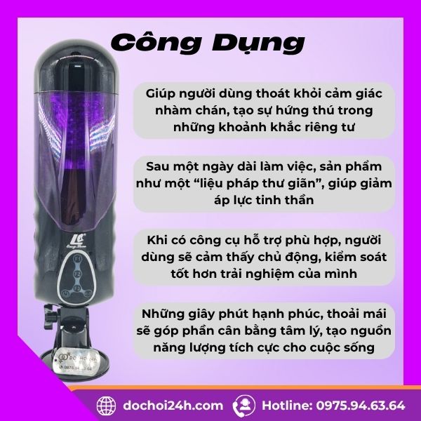 Telescopic Sweetheart II Máy Thủ Dâm Tự Động Cho Nam Giới máy thủ dâm tự động Telescopic Sweetheart II 1