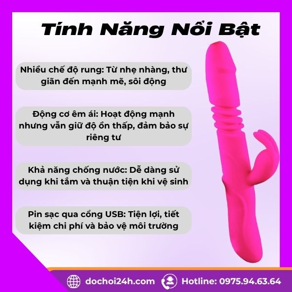 Pretty Love Ward Dương Vật Giả Đa Chức Năng Pin Sạc Tiện lợi Dương vật giả đa chức năng Pretty Love Ward 2