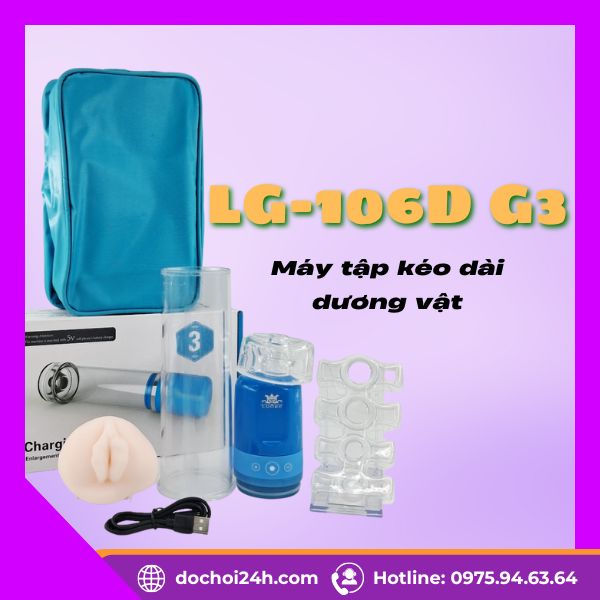 Máy Tập Kéo Dài Dương Vật LG-106D G3 Giúp Cậu Nhỏ To Dài Máy Tập Dương Vật LG-106D G3