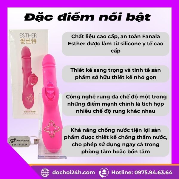 Fanala Esther Đồ Chơi Tình Dục Cao Cấp Cho Nàng Thăng Hoa Dương Vật Giả Fanala Esther 1