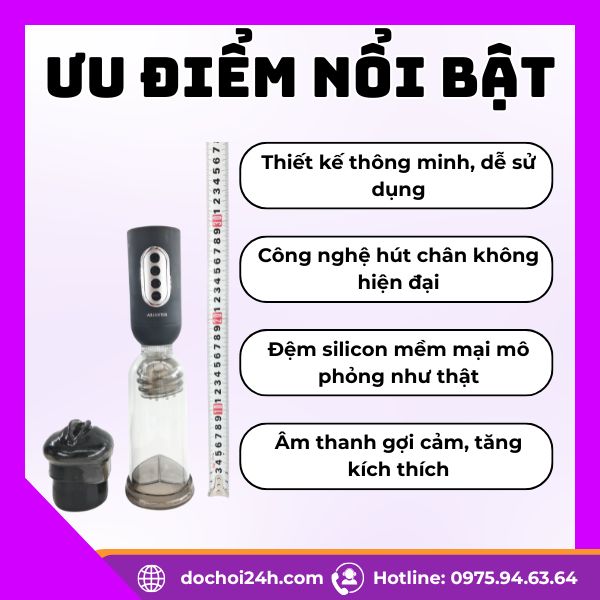 Máy tập dương vật tự động Ailighter Nusmile Dr Jet Ưu điểm nổi bật của Ailighter Nusmile Dr. Jet