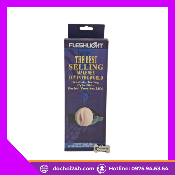 Fleshlight Trong suốt (Ice): Âm đạo giả SuperSkin Fleshlight