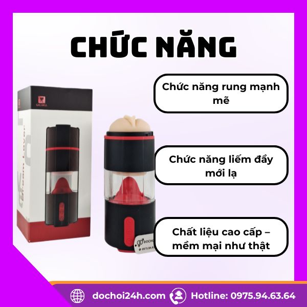 Galaku Dream Love Lưỡi liếm dương vật kiêm âm đạo giả Galaku Dream Love