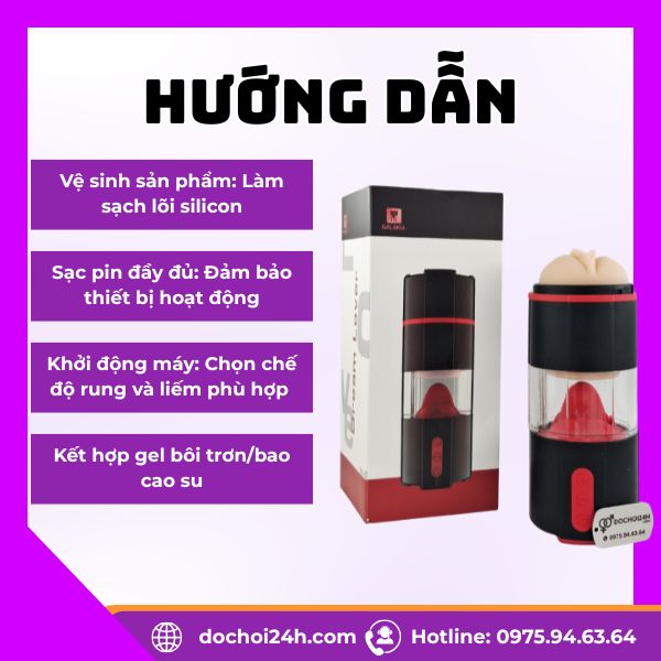 Galaku Dream Love Lưỡi liếm dương vật kiêm âm đạo giả Galaku Dream Love