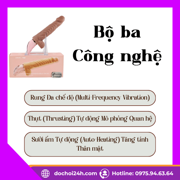 JOKER TSN Bộ ba Công nghệ: Rung, Thụt và Sưởi ấm Toàn diện