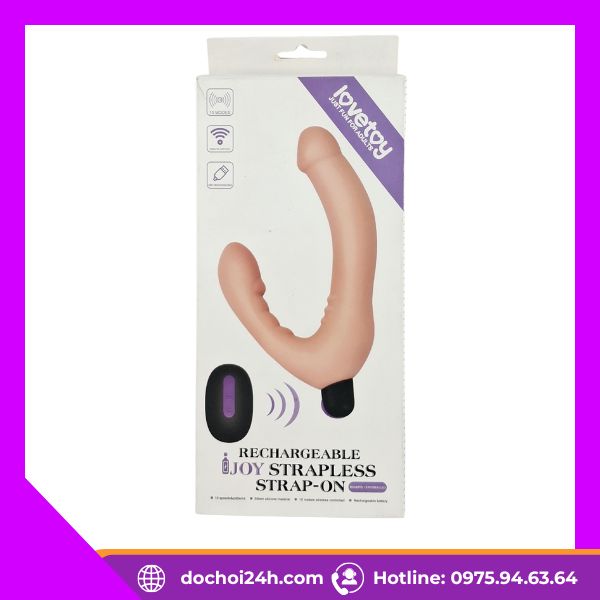 Lovetoy IJOY Strapless cao cấp dương vật giả 2 đầu có rung Lovetoy IJOY Strapless 5