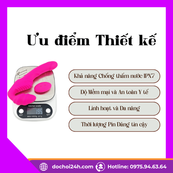 Nana-RCT Dương vật giả rung, điều khiển từ xa, chống nước Nana-RCT