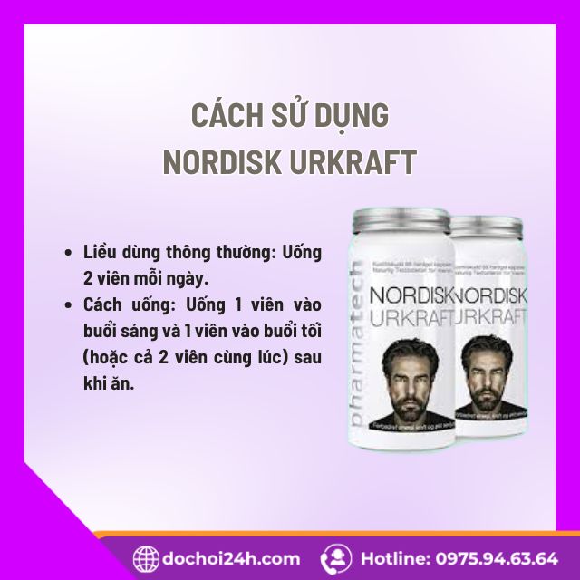 Nordisk Urkraft Bí Quyết Cải Thiện Sinh Lý Nam Giới Cách sử dụng Nordisk Urkraft