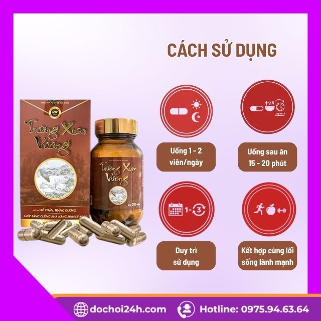 Cách sử dụng Trường Xuân Vương