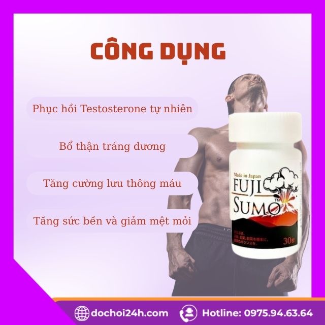 Viên Uống Tăng Cường Sinh Lý Nam Fuji Sumo Nhật Bản Cơ Chế Tác Động Của Fuji Sumo Đến Sức Khỏe Sinh Lý Nam