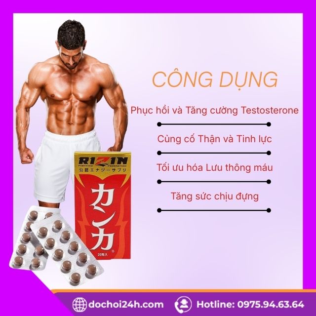 Cơ Chế Tác Động Toàn Diện Của Rizin Đến Nền Tảng Sinh Lực Nam Giới