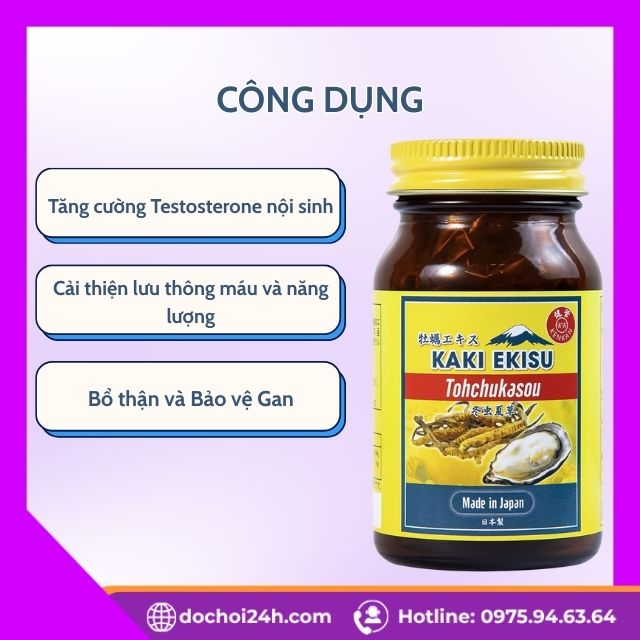 Cơ Chế Tác Động Tổng Hợp và Lợi Ích Của Kaki Ekisu Tohchukasou Kenkan