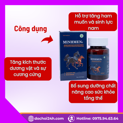 MinhMen viên uống giúp hỗ trợ cải thiện sinh lý nam hiệu quả Công dụng của viên uống MinhMen trong hỗ trợ sinh lý nam giới