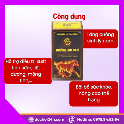 Công dụng viên uống Dương Lực Đan