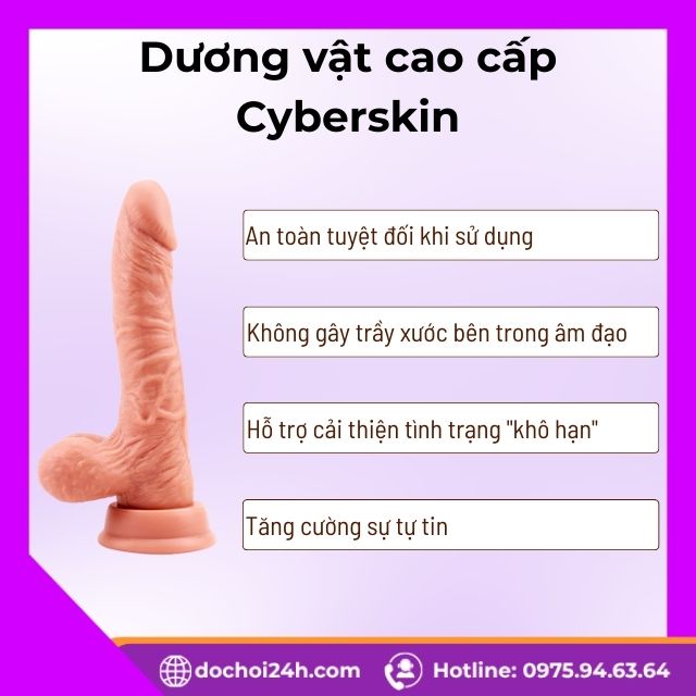 Lợi ích sức khỏe khi sử dụng Dương vật cao cấp Cyberskin