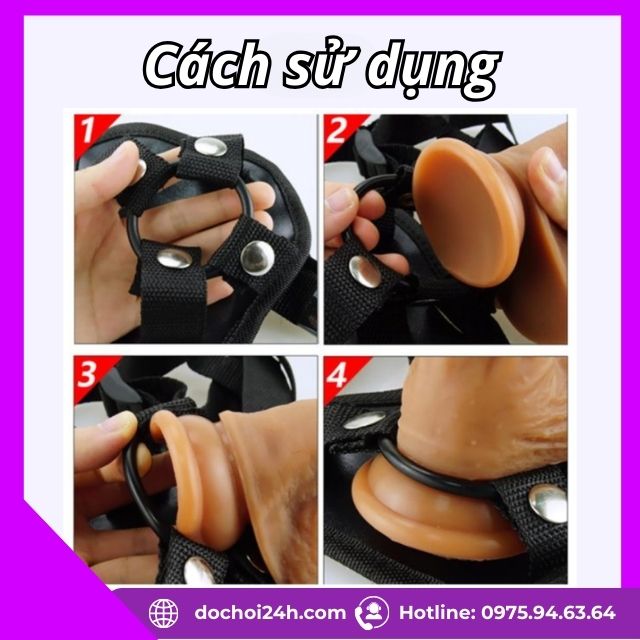 Dây đai đeo dương vật giả Strap On