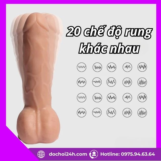 Dương vật giả gắn tường Big Detec đa năng điều khiển từ xa Dương vật giả Big Detec