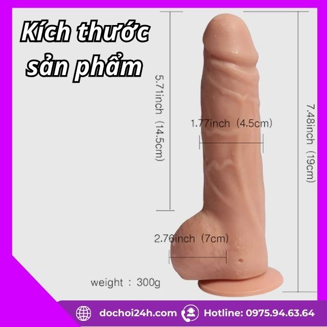 Dương vật giả gắn tường Big Detec đa năng điều khiển từ xa Dương vật giả Big Detec