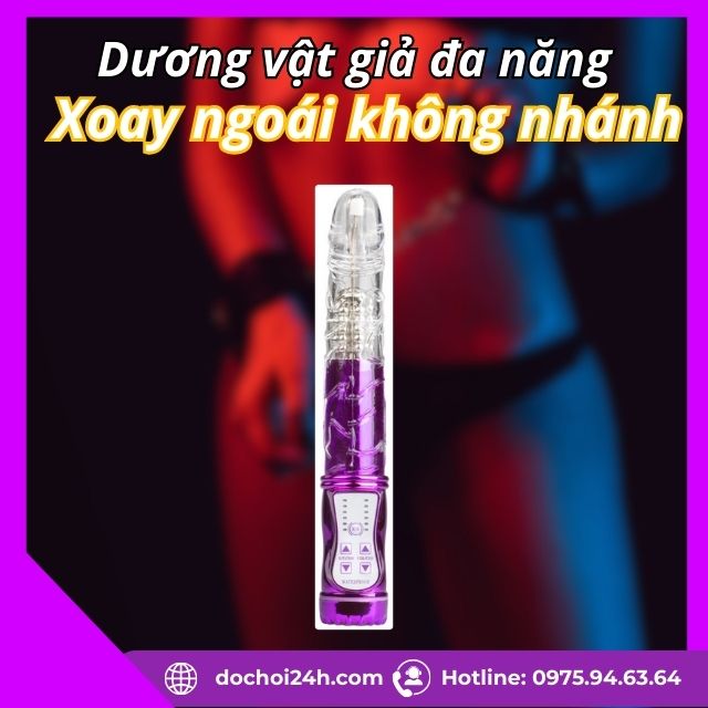 Dương vật giả đa năng Xoay ngoáy không nhánh