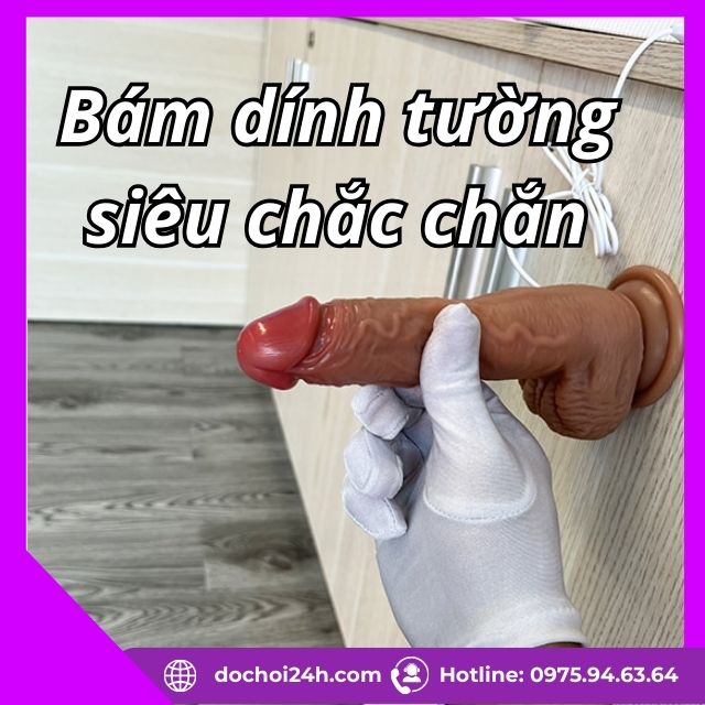 Dương Vật Giả Dính Tường Joker đa năng rung ngoáy tỏa nhiệt Dương vật giả dính tường Joker