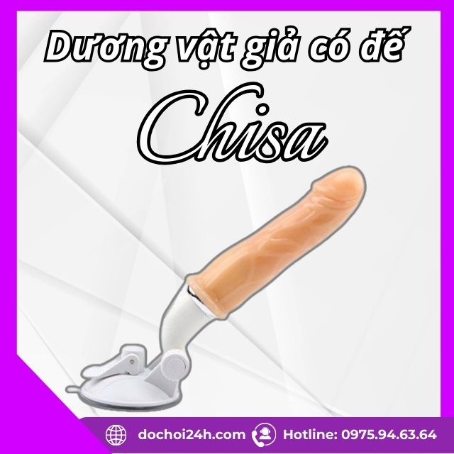 Dương vật giả Chisa gắn tường có đế xoay đa năng Dương vật giả đóng tường Chisa