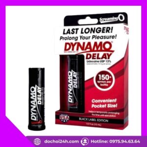 Xịt Dynamo Delay Black 15ml chống xuất tinh sớm Xịt Dynamo Delay Black