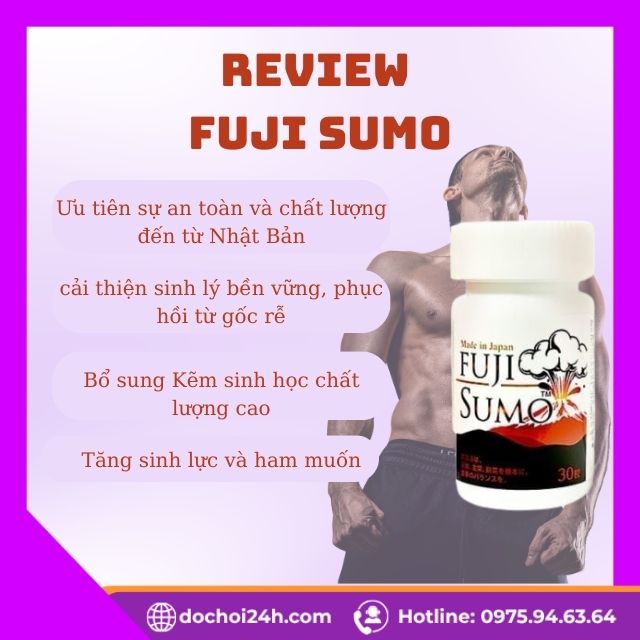 Viên Uống Tăng Cường Sinh Lý Nam Fuji Sumo Nhật Bản Fuji Sumo Có Tốt Không Review Từ Người Dùng Việt