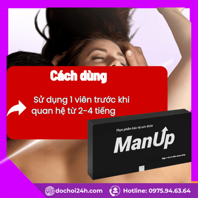Hướng dẫn cách dùng Man Up đúng liều lượng và hiệu quả