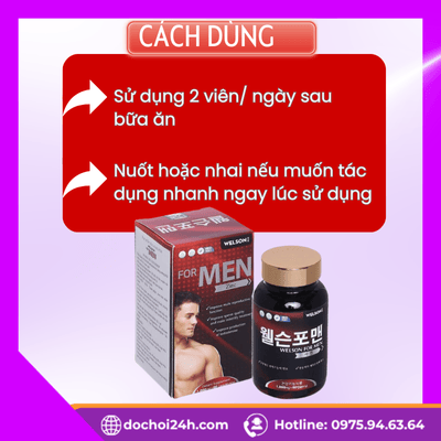 Huong dan cach dung Welson For Men hieu qua