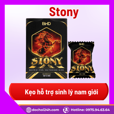 Viên kẹo ngậm Stony hỗ trợ sinh lý nam giới chính hãng Kẹo Stony là sản phẩm hỗ trợ sinh lý nam gì?