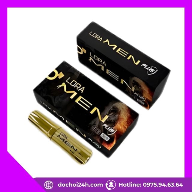 Xịt Lora Men Plus 5ml chống xuất tinh sớm Xịt Lora Men Plus