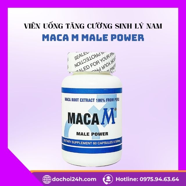 Viên Uống Tăng Cường Sinh Lý Nam Maca M Male Power Maca M Male Power là gì