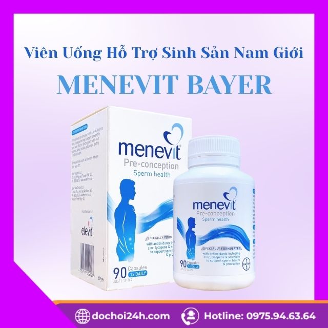 Viên Uống Hỗ Trợ Sinh Sản Nam Giới Menevit Bayer Menevit Bayer là gì