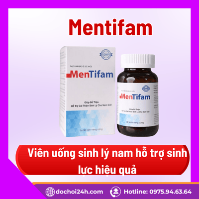 Mentifam viên uống sinh lý nam hỗ trợ sinh lực hiệu quả Mentifam là gì? Viên uống sinh lý nam hỗ trợ sinh lực