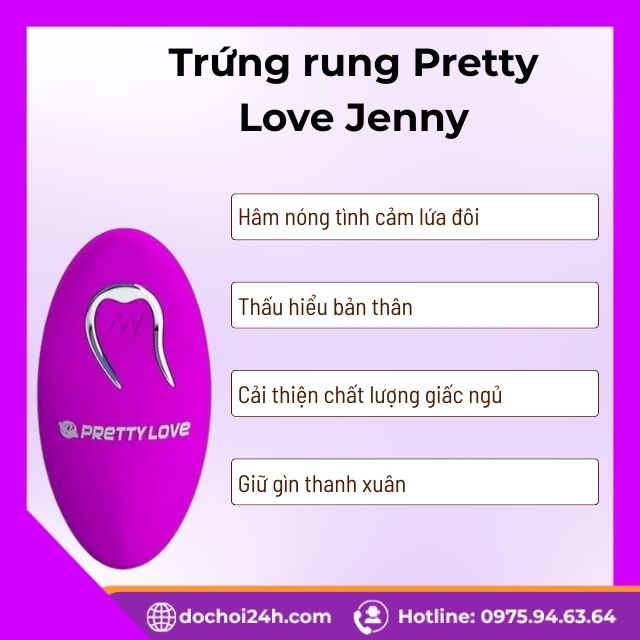 Lợi ích khi sử dụng Trứng rung Pretty Love Jenny 