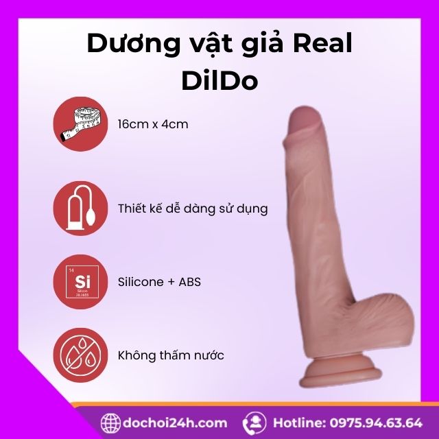Giới thiệu về dương vật giả Real Dildo 