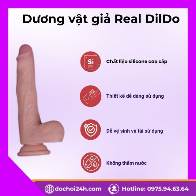 5 Ưu điểm nổi bật giúp dương vật giả Real Dildo