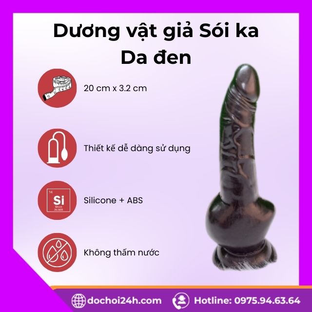 Dương vật giả Sói Ka Da Đen gắn tường Giới thiệu: Dương vật giả Sói Ka Da Đen là gì?