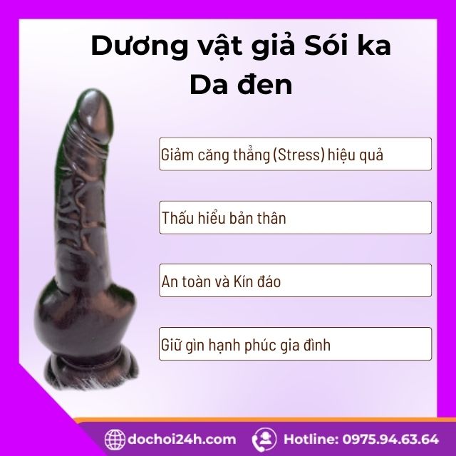 Dương vật giả Sói Ka Da Đen gắn tường Lợi ích khi sử dụng dương vật giả Sói Ka Da đen