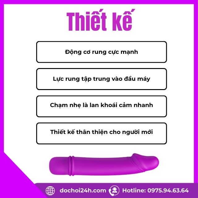 Pretty Love Emily dương vật giả cao cấp - Chạm điểm G Thiết kế Dương vật giả Pretty Love Emily