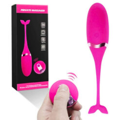 Trứng rung tình yêu cá heo Private không dây dành cho nữ Trứng rung cá heo Private Massager 12 chế độ