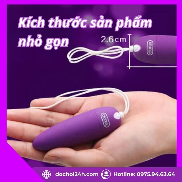 Trứng rung tình yêu Durex S-Vibe