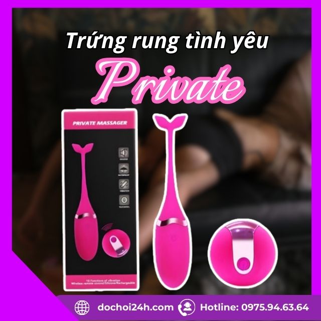 Trứng rung tình yêu cá heo Private không dây dành cho nữ Trứng rung cá heo Private Massager 12 chế độ